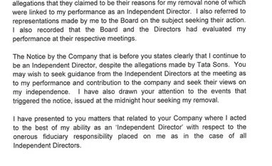 Full text: Nusli Wadia tells Tata Steel shareholders EGM is 'stage-managed' Full text: Nusli Wadia