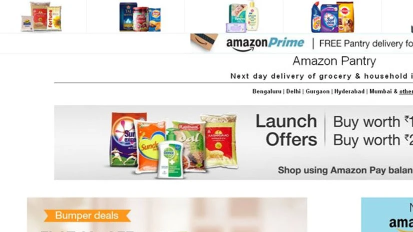 Amazon Pantry services to be introduced in 6 more cities Amazon Pantry services to be introduced in 6 more cities
