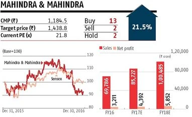 Focus on large-cap scrips Mahindra