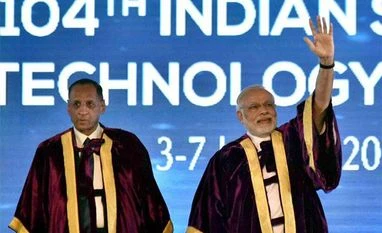 Modi asks scientists to keep eye on rise of disruptive technology Prime Minister Narendra Modi at 104th session of the Indian Science Congress.