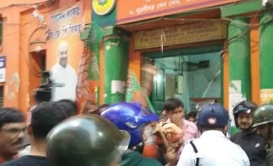 TMC students' wing attack BJP office following Sudip Bandyopadhyay's arrest BJP