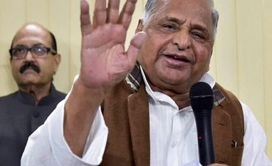 UP Polls: Mulayam Singh campaigns for Akhilesh in Mainpuri Mulayam Singh Yadav Photo: PTI