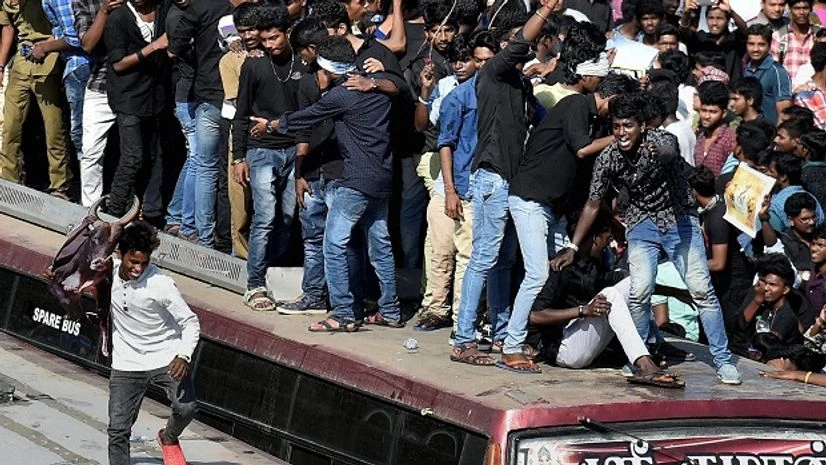 Jallikattu protest Jallikattu protest