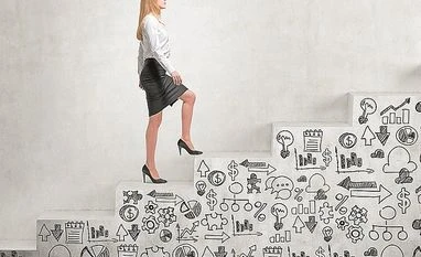 Woman at work Woman at work