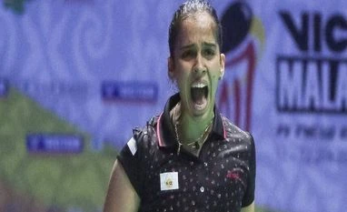 Saina Nehwal beats Thai teen Pornpawee to clinch Malaysia Masters title Saina Nehwal celebrates after defeating Thailand 's Pornpawee Chochuwong during Malaysia Masters badminton tournament women's singles final in Malaysia. (Photo: AP)