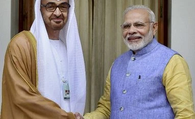 India, UAE sign 14 pacts, but none on the $75-bn infra fund Narendra Modi, Sheikh Mohammed Bin Zayed, India, Abu Dhabi