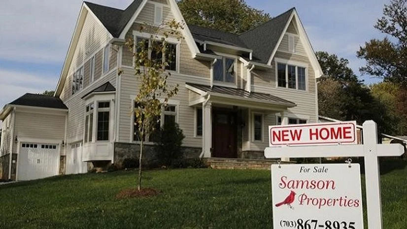 A real estate sign advertising a new home for sale is pictured in Vienna, Virginia, US. File Photo A real estate sign advertising a new home for sale is pictured in Vienna, Virginia, US. File Photo