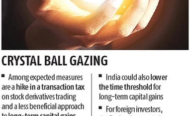 Investors brace for transaction tax hike, less friendly Budget crystal