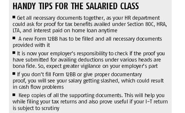 <b>Your money:</b> Diligent paperwork helps in claiming tax benefits tax