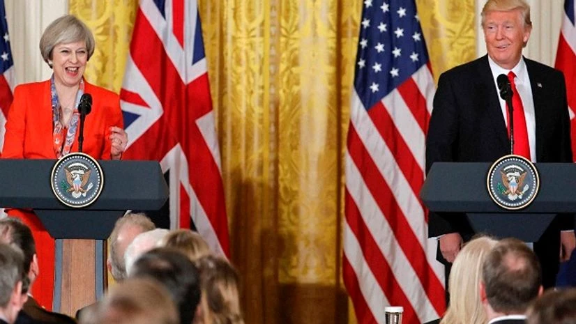 Donald Trump, Theresa May Donald Trump, Theresa May