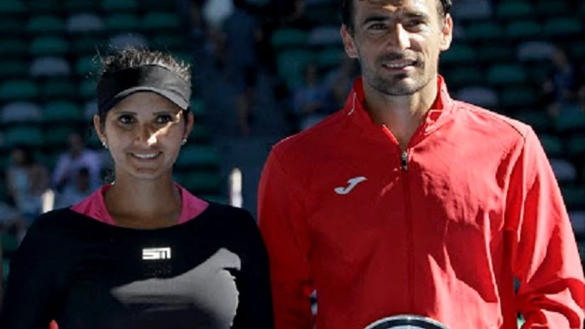 Australian Open, Sania Mirza, Ivan Dodig Australian Open, Sania Mirza, Ivan Dodig