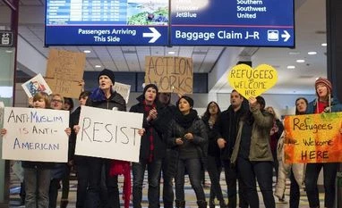 President Trump's immigration ban: Will it undercut US as soft power? Pittsburgh, Donald Trump, travel ban, protest, US