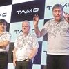 (L-R) Mayank Pareek, president, Passenger Vehicle Business; Tim Leverton, head for Advanced and Product Engineering, and Guenter Butschek, MD & CEO, during a conference in Mumbai on Thursday. Photo: Kamlesh Pednekar