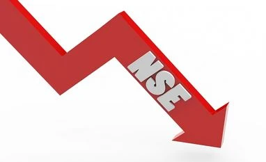 Nifty slips below 8,800 as investors await RBI policy decision nse, nifty, down, share, stock