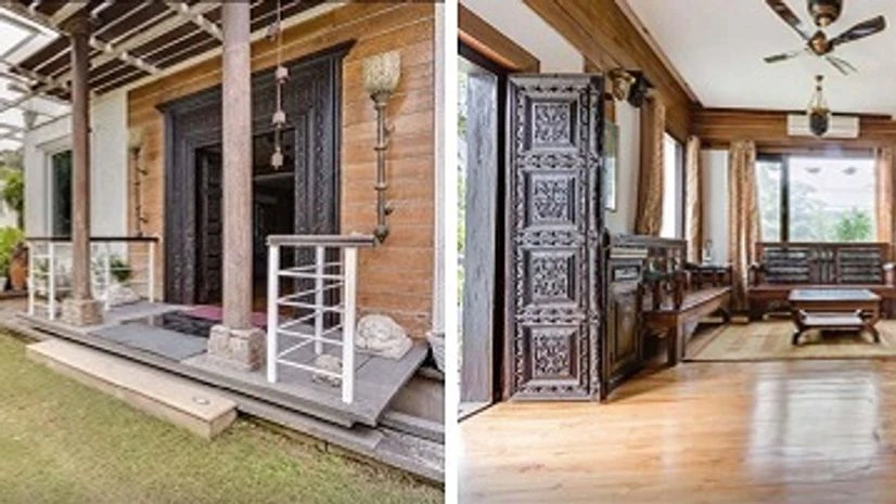 The 1,100-square-yard farmhouse at Ghitorni in Delhi has five bedrooms, a swimming pool and space to park eight cars. (GHITORNI FARMHOUSE: Then Rs 8-10 cr; Now Rs 6-7.5 cr) The 1,100-square-yard farmhouse at Ghitorni in Delhi has five bedrooms, a swimming pool and space to park eight cars. (GHITORNI FARMHOUSE: Then Rs 8-10 cr; Now Rs 6-7.5 cr)