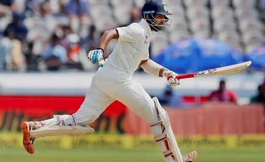 Mixed Bag: Record for Cheteshwara Pujara, bad luck for Karun Nair India's Cheteshwar Pujara, Pujara, Karun Nair, Karun, test match, Bangladesh, Hyderabad