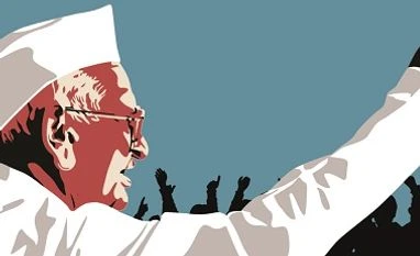 <b>Shekhar Gupta:</b> Anti-establishment conformist's age Anna Hazare