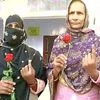 Voters in Baraut given roses by EC officials