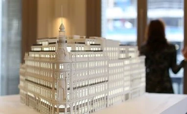 From stained glass to stylists, Spain bids to be global shopping hub A model of the Canalejas shopping complex which will house Spain’s first Four Seasons hotel