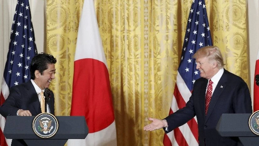 Donald Trump, Shinzo Abe, White House, US, Japan Donald Trump, Shinzo Abe, White House, US, Japan