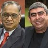N R Narayana Murthy (Left) and Vishal Sikka