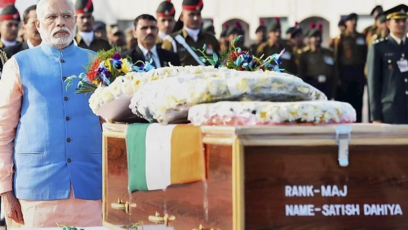 Narendra Modi, security personnel, encounters, terrorists, J&K, AFS Palam, New Delhi Narendra Modi, security personnel, encounters, terrorists, J&K, AFS Palam, New Delhi