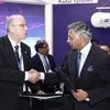 Officials of Kalyani Group & Israel Aerospace signing the MoU