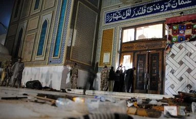 Pakistan seals key border crossing with Afghanistan after shrine attack Sufi Lal Shahbaz Qalandar shrine