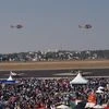 Indian Air Force, helicopter aerobatic team, Sarang, AERO INDIA 2017, Yelahanka Air Base, Bengaluru