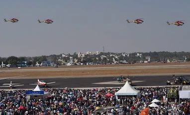 Aero India 2017 show concludes with soaring crowds Indian Air Force, helicopter aerobatic team, Sarang, AERO INDIA 2017, Yelahanka Air Base, Bengaluru