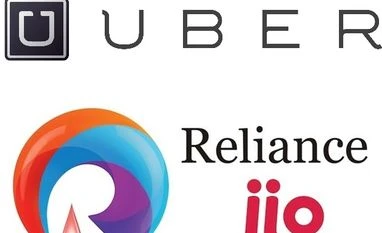 uber, jio, reliance uber, jio, reliance