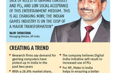 HP looks to tap growing millennials in India for gaming PCs Graph