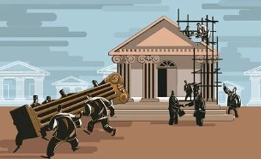 How to deal with the banking crisis Illustration by Ajay Mohanty