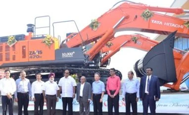 Tata Hitachi upbeat about growth, aims for 15-20% revenue jump in FY23 Tata Hitachi's 10,000th machine being handed over to VPR Mining