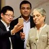 Sky Li, OPPO,Rahul Johri, Diana Edulji