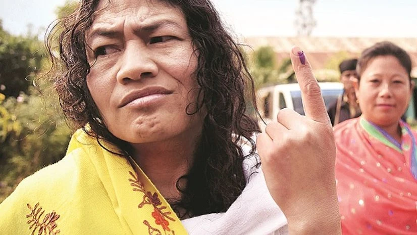 After her dismal showing, Irom Sharmila announced that she would quit politics After her dismal showing, Irom Sharmila announced that she would quit politics
