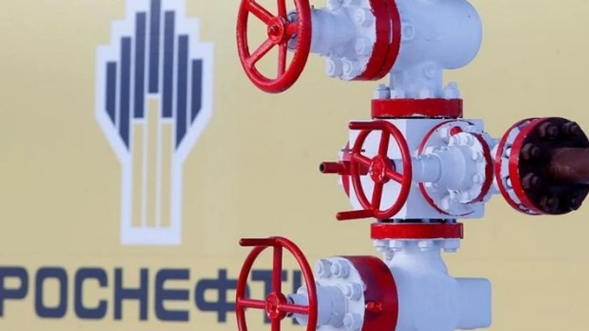 The logo of Russian state oil company Rosneft is pictured behind a pipe at the Samotlor oil field outside the of Nizhnevartovsk, Russia The logo of Russian state oil company Rosneft is pictured behind a pipe at the Samotlor oil field outside the of Nizhnevartovsk, Russia