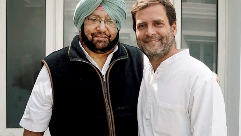 Rahul Gandhi, Amarinder Singh Rahul Gandhi, Amarinder Singh