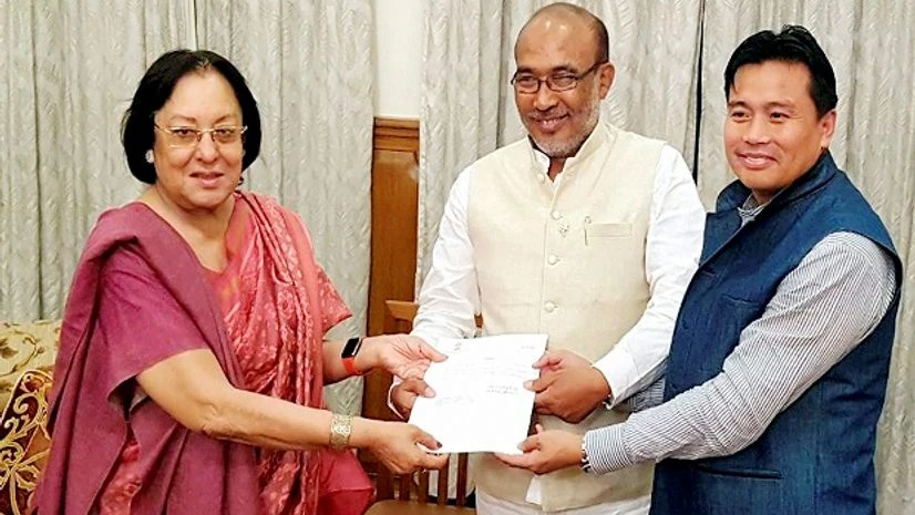 Najma Heptulla, Biren Singh Najma Heptulla, Biren Singh