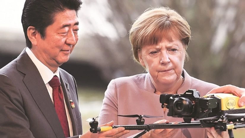 Japan, Germany, Angela Merkel, Shinzo Abe Japan, Germany, Angela Merkel, Shinzo Abe