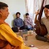 A Dhrupad lesson in progress at the Dhrupad Sansthan in Bhopal