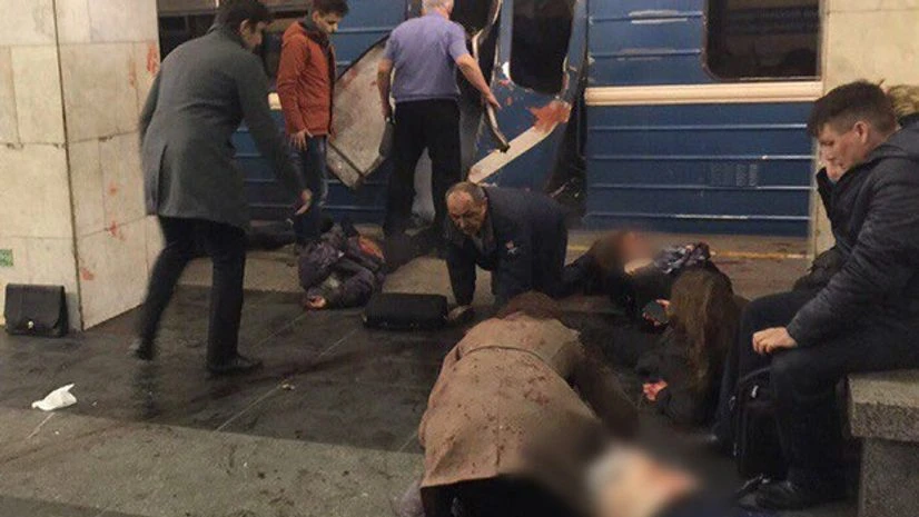 10 killed, 50 injured, 7 stations shut down after St Petersburg metro blasts (Image:Xinhua News?) 10 killed, 50 injured, 7 stations shut down after St Petersburg metro blasts (Image:Xinhua News?)