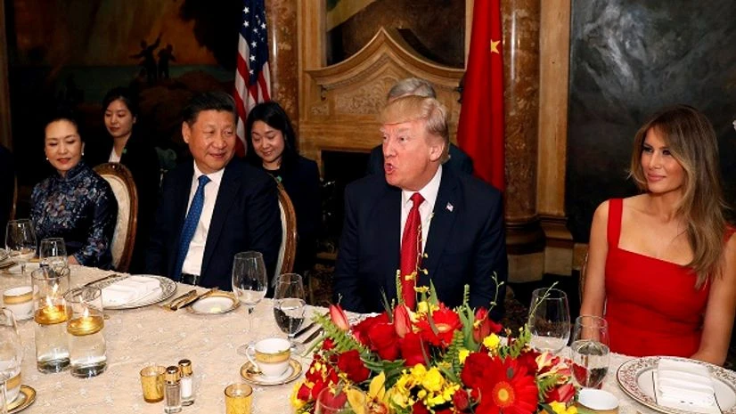 Donald Trump, Xi Jinping, Melania Trump, Peng Liyuan Donald Trump, Xi Jinping, Melania Trump, Peng Liyuan