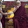 Dalai Lama, Tibetan cookies, Tibet, Tawang monastery, Tawang, monastery, Arunachal Pradesh