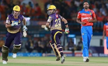 Gambhir, Lynn power KKR to a 10-wicket win against Gujarat Lions Gautam Gambhir