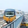 First train of South Extension of Rapid Metro, Gurgaon