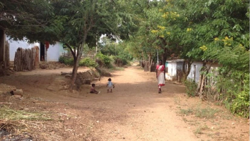 A hamlet in the tribal Attapady block in Palakkad district, Kerala. Attapady lies in a mountain valley between two ranges of the Western Ghats (Photo: IndiaSpend) A hamlet in the tribal Attapady block in Palakkad district, Kerala. Attapady lies in a mountain valley between two ranges of the Western Ghats (Photo: IndiaSpend)