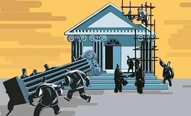 How can ARCs help solve the banking crisis? Illustration by Ajay Mohanty