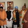 Arvinder Singh Lovely, Amit Shah, Manoj Tiwari