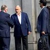 Industrialist Vijay Mallya leaves Westminster Magistrate's Court in London after getting bail on Tuesday. He was arrested earlier on Tuesday by Scotland Yard on an extradition warrant